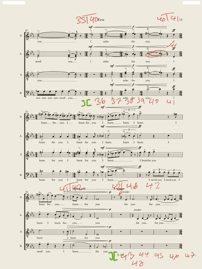 Jamie Powe Score annotated